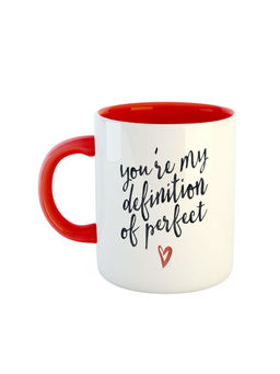 ARTBUG - Red You're My Definition Of Perfect Love Quote Coffee Mug