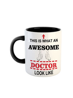 ARTBUG - Black This Is What An Awesome Doctor Looks Like Ceramic Coffee Mug