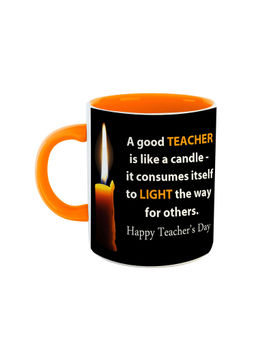 ARTBUG - Orange Teachers Day Quates Printed Coffee Mug