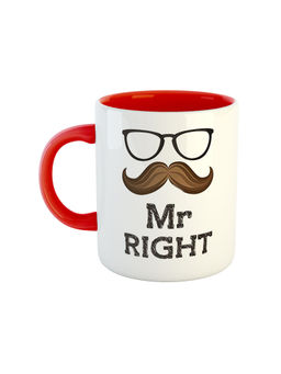 ARTBUG - Red Mr Right Printed Coffee Mug
