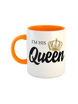 ARTBUG - Orange I'M His Queen Ceramic Coffee Mug