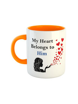 ARTBUG - Orange My Heart Belongs To Him Coffee Mug