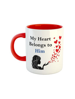 ARTBUG - Red My Heart Belongs To Him Coffee Mug