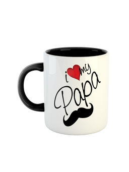 ARTBUG - Black I Love My Papa Coffee Mug
