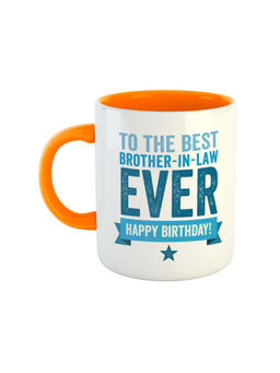 ARTBUG - Orange To The Best Brother In Law Ever Happy Birthday Coffee Mug