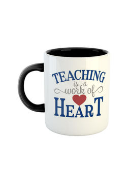 ARTBUG - Black Teaching Is A Work Of Heart Coffee Mug