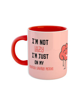 ARTBUG - Red I'M Not Lazy I'M Just On My Energy Saving Mode Coffee Mug