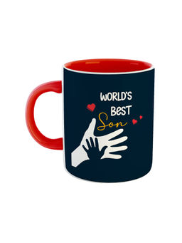 ARTBUG - Red Worlds Best Son Printed Coffee Mug