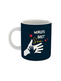 ARTBUG - White Worlds Best Son Printed Coffee Mug