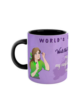 ARTBUG - Black Worlds Best Sister Printed Coffee Mug