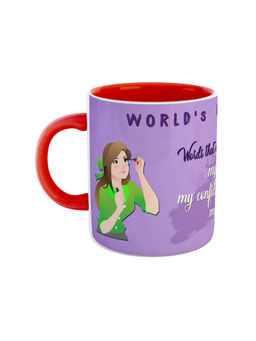 ARTBUG - Red Worlds Best Sister Printed Coffee Mug