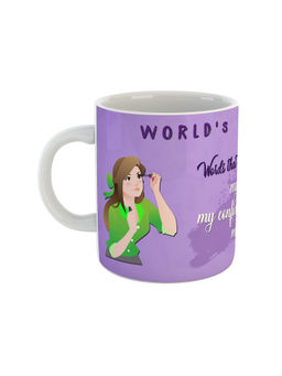 ARTBUG - White Worlds Best Sister Printed Coffee Mug