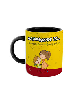 ARTBUG - Black Happiness Is The Simple Pleasure Of Being With You Coffee Mug