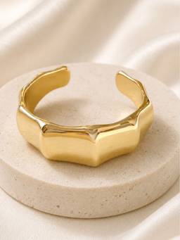 OOMPH - Gold Anti Tarnish Broad Cuff
