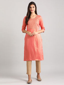 Aurelia - Pink Geometric Dress