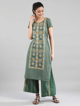 Aurelia - Green Printed Kurta