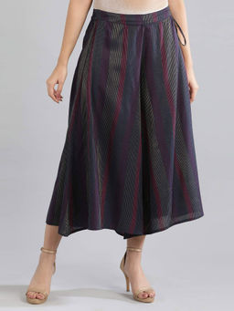 Aurelia - Navy Blue Stripes Palazzo