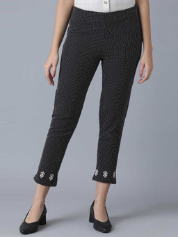 W - Black Polka Dots Pant