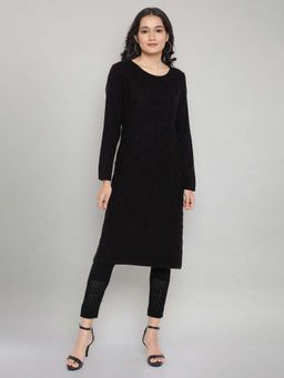 Aurelia - Black Winter Kurta