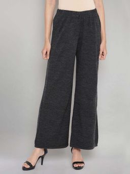 Aurelia - Grey Knit Palazzo Pants