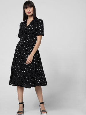 Vero moda polka dot dress clearance