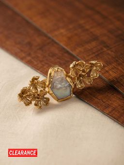 Likha - Gold Show Your Pearl Ring