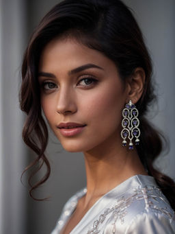 Kalakrith Milano - Women Cubic Zirconia Ad Studded Dangler Earrings