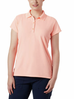 Columbia - Womens Peach Omni-Wick Innisfree Short Sleeve Polo Tshirt