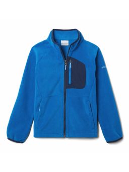 Columbia - Kids Blue Unisex Fast Trek Iii Fleece Full Zip Hikking-Trekking Jacket