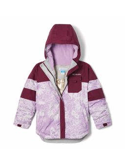 Columbia - Kids Girls Purple Mighty Mogul ll Full Sleeve Trekking-Hiking Jacket