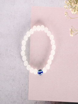 NVR - Unisex Evil Eye Crystal Elasticated Bracelet