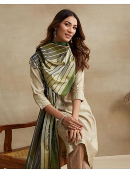 Fabindia - Women Green Silk Stole