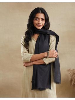 Fabindia - Black Silk Blend Stole