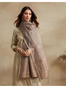 Fabindia - Women Brown Silk Stole
