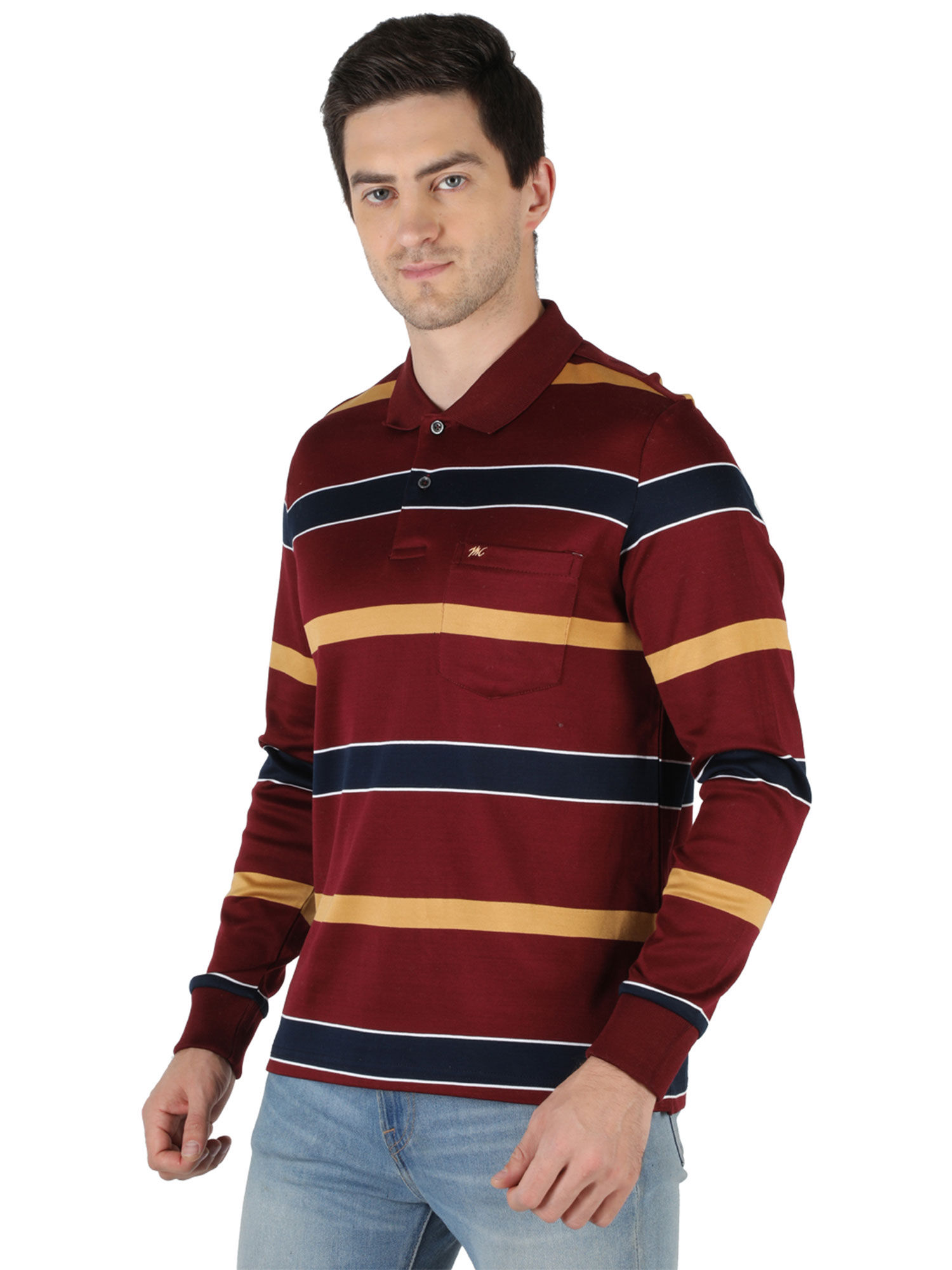 Monte Carlo Men Multi Cotton Blend 
