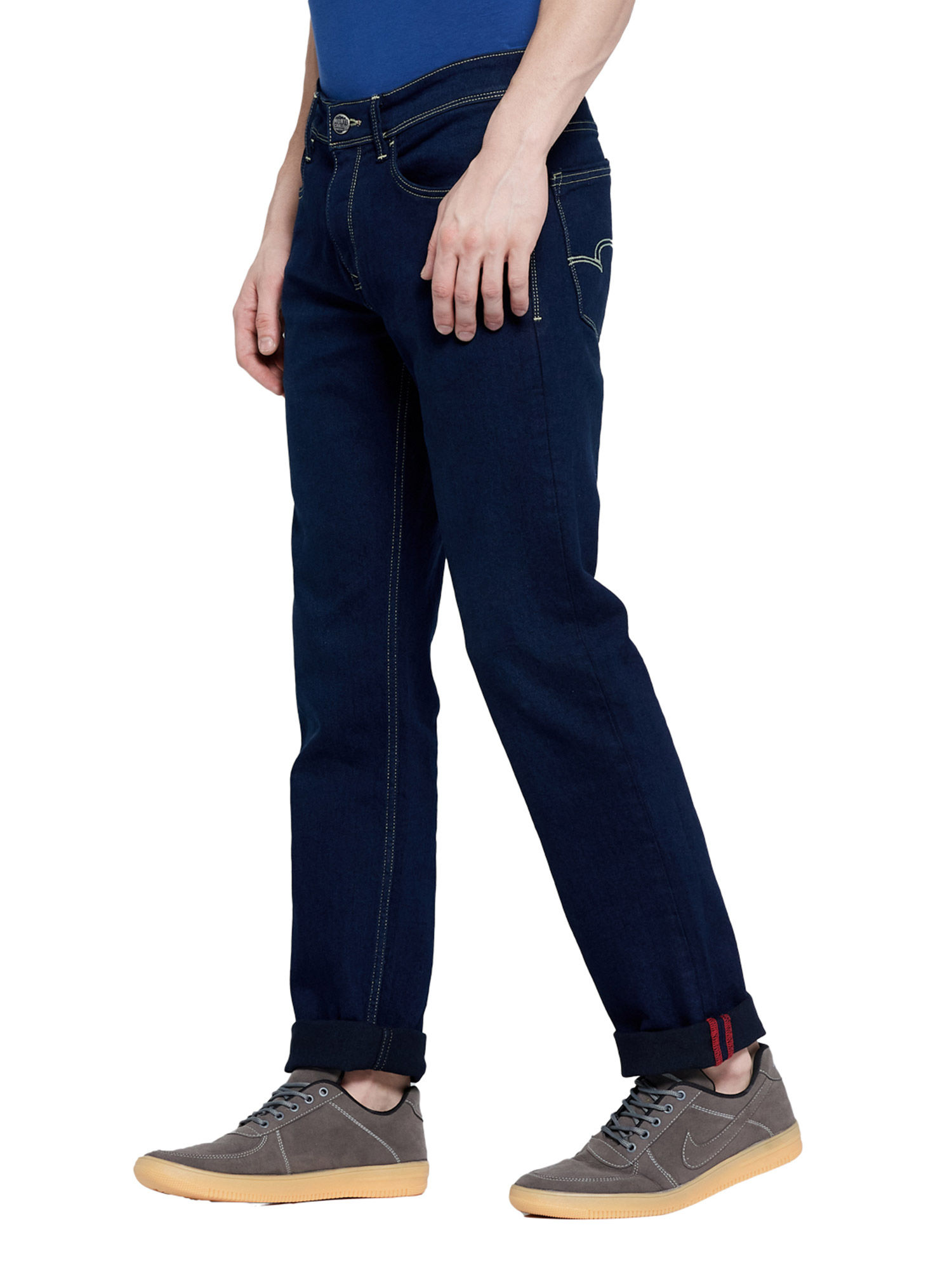 Buy Monte Carlo Blue Solid Denim Online 