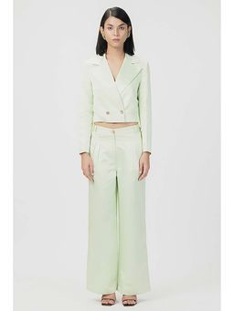 HOUSE OF S - Cascade Green Cropped Blazer