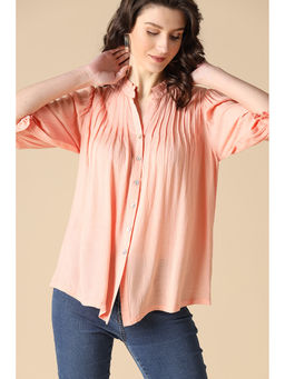 Gipsy - Peach Fashion Rayon Shirt