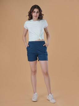 She N She - Cargo Lounge Shorts Blue