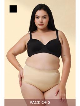 Krvvy - High Rise Seamless Shaping Briefs Multi-Color (Pack of 2)