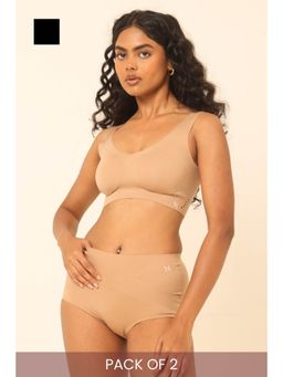 Krvvy - High Rise Seamless Shaping Briefs Multi-Color (Pack of 2)