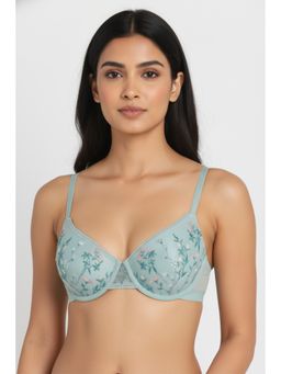 Zivame - Padded Wired Medium Coverage T-Shirt Bra - Green