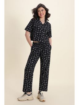 Zivame - Harry Potter Knit Cotton Shirt And Pyjama - Black Beauty