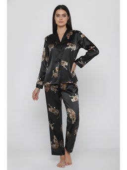 Zivame - Satin Nightsuit - Leopard