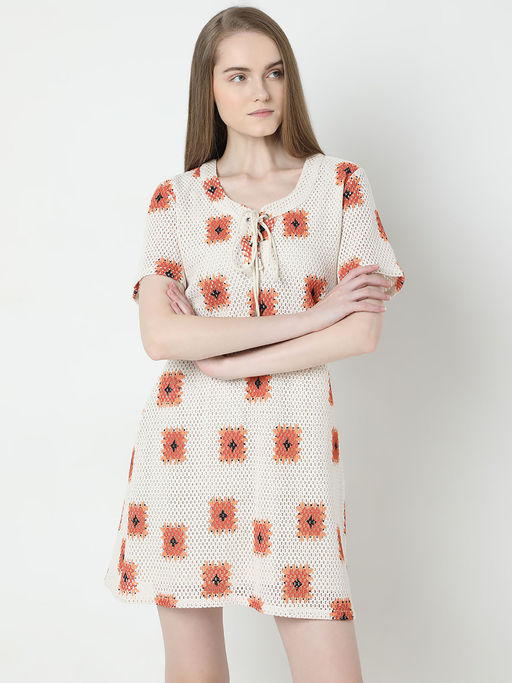 vero moda crochet dress Vero Moda - Crochet Knit Cami Maxi Dress - Women - Polyester/Cotton - XS