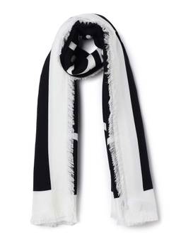 Calvin Klein - Logo Black Modal Oblong Scarf