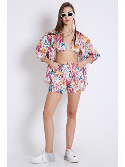 French Theory - Multi-Color Puff Sleeve Shirt