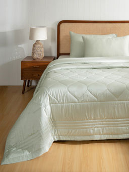 Maspar - Tencel Green Summer AC Room 100 GSM Bed Quilt (Double)