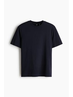H&M - Men Navy Blue Coolmax Regular Fit T-Shirt