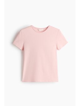 H&M - Women Pink Fitted T-Shirt